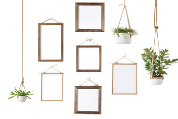 Picture Hanging Kit on White on a transparent background