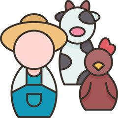Fototapeta premium farm icon