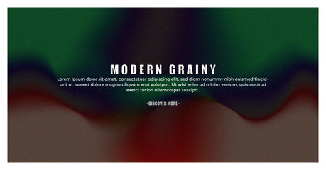 Abstract color gradient modern blurred background and film grain texture template with an elegant