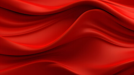 A seamless abstract red texture background with elegant swirling curves in a wave pattern, set against a vibrant Chinese red material background. - obrazy, fototapety, plakaty