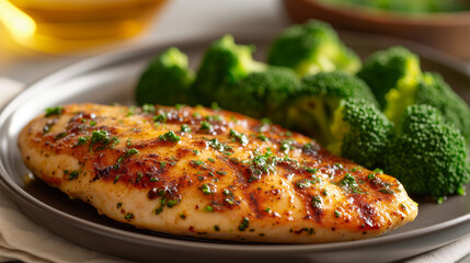 Broccoli and Chicken Breast: A power-packed food dish ideal for supporting muscle growth and aiding in weight loss.
