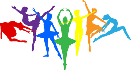 Ballet Dancer Silhouette Dancers Poses Silhouettes © Christos Georghiou