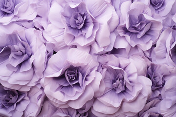 Elegant Light Purple Lisianthus Flower Background