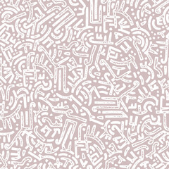 Hand drawn abstract seamless pattern, ethnic background, simple style - great for textiles, banners, wallpapers, wrapping - vector design