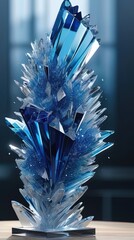 Blue crystals