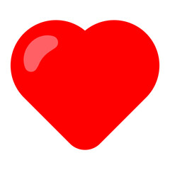 Red heart icon.