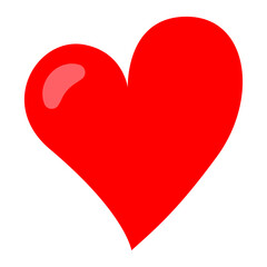 Red heart icon.
