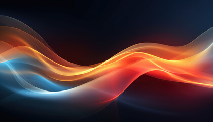 Futuristic abstract coloured wavy forms background