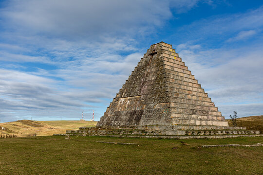 Pyramid of the Italians. Port of Shield, Burgos, Spain.