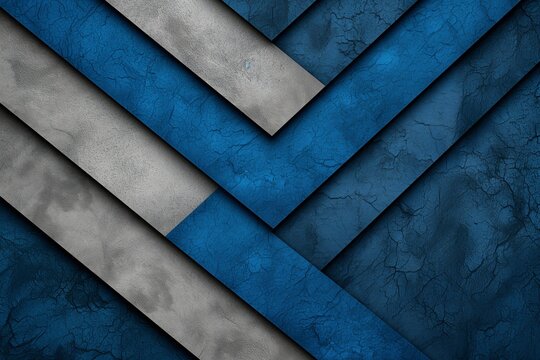 Stylish wallpaper with a modern feel, an abstract design of overlapping geometric shapes in shades of cool blues and greys. Generative AI © MAX AI