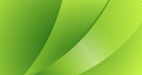 abstract green curve background for business