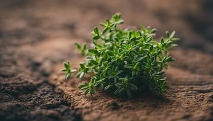 Thyme, small but packed with a punchy, earthy flavor, a versatile herb used in everything