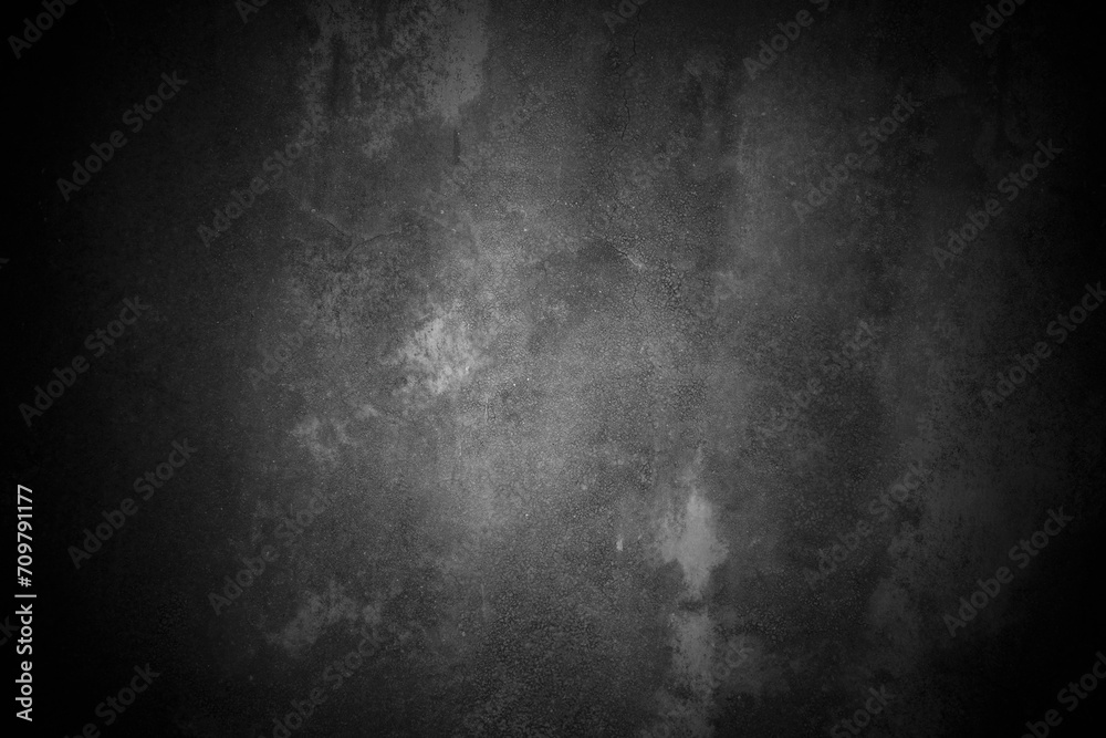 Wall mural old wall texture smeared engine oil cement dark black gray background abstract grey color design are