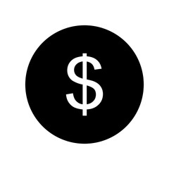 Finance and Money simple icons set. Hand with coins, credit card, wallet, ATM icon collection.