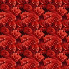 Roses background, floral background, seamless rose background, Valentine's background