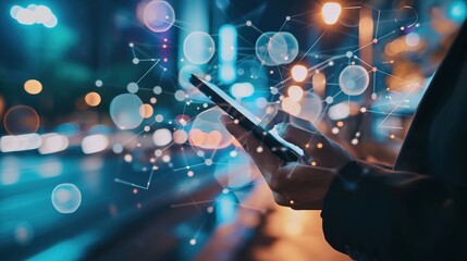 application technology, digital marketing, and commercial worldwide internet connections.
