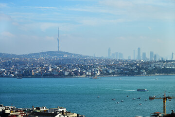 Panoramic Cityscape of Istanbul Turkey - 709797323
