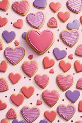 Heart shaped desserts - Valentine's Day theme
