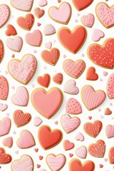 Heart shaped desserts - Valentine's Day theme