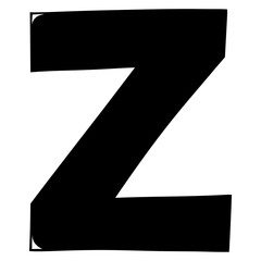 Black letter z