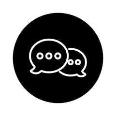 Chat message icon.