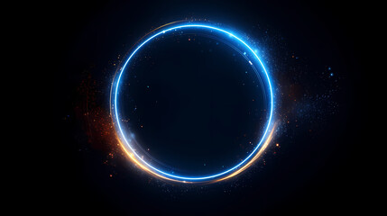 Abstract geometric lines background, technological lines background and light effects, 3D rendering