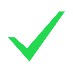 Green check mark icon.