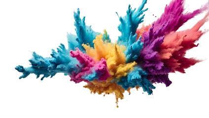  Colorful watercolor splashes