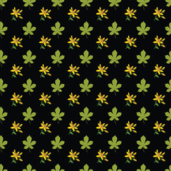 Free vector color flower pattern background.