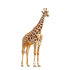 giraffe isolated on white