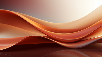 Orange abstract, wavy transition. Light to dark gradual yellow waves.