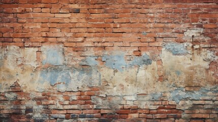 the natural beauty of a bricks background against a spotless canvas, presenting a visually engaging scene with each brick contributing to the composition.