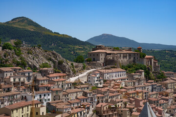 Naklejka premium View of Muro Lucano, in Potenza province, Italy