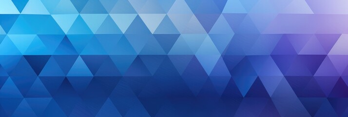 Obraz premium A geometric pattern of interlocking triangles in a gradient of blue to purple