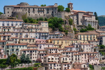 View of Muro Lucano, in Potenza province, Italy