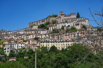 Fototapeta na wymiar View of Muro Lucano, in Potenza province, Italy