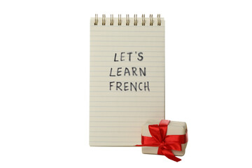 PNG, for French language day, isolated on white background.