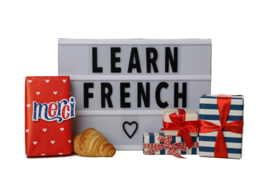 PNG, gift with the word mercy, isolated on white background.