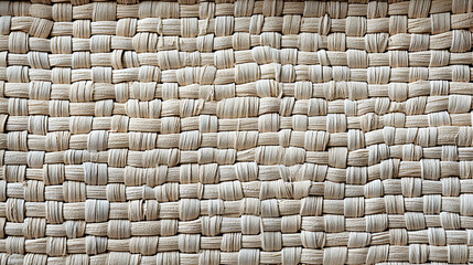 Cream coloured coarse thick woven fabric