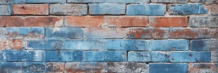 Obraz premium Texture of a painted brick wall as a background or wallpaper