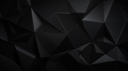 Abstract polygonal space low poly dark background with connecting dots and lines.