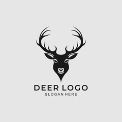 Simple Vector of Buck Deer, Great for your Hunting Logo, Deer Logo