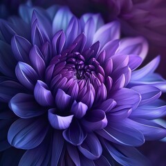 Beautiful Purple Lost Chrysanthemum