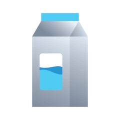 Milk icons, minimalist vector illustration and transparent graphic element. Isolated on white background