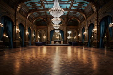 Fototapeta premium Elegant Couple Dancing at a Gala Event