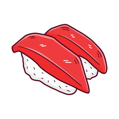 nigiri sushi illustration