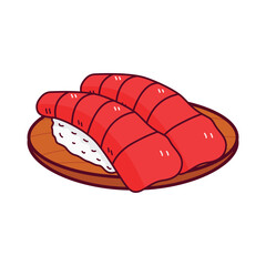 nigiri sushi illustration