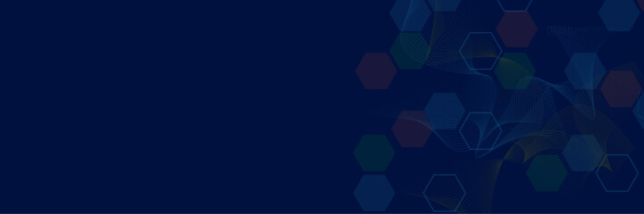 Abstract futuristic technology with polygonal design.  Network connection, big data visualization and global communication background design concept.