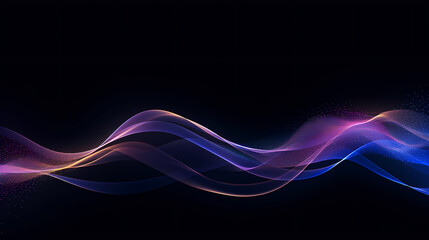 Fototapeta premium Future technology lines background, abstract future technology background