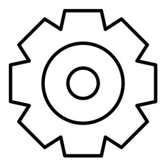 Settings icon vector image. Can be used for User Interface.